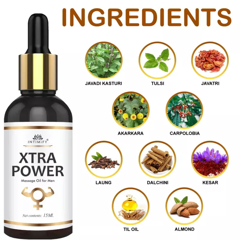 XTRA POWER Massage Oil for Men