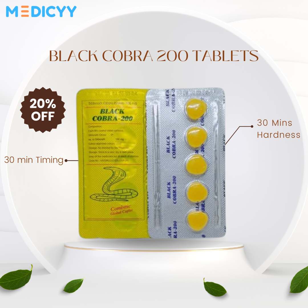 Black Cobra 200Mg (20 Tablet)