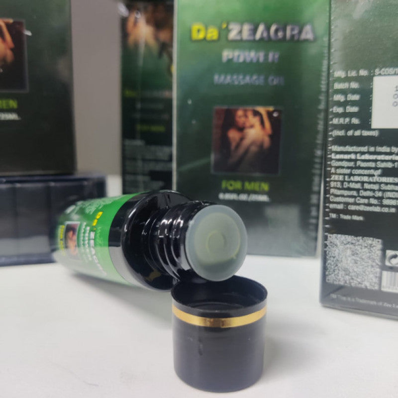 Da Zeagra Power Massage Oil - New Formula 2024 - Online Store