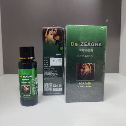 Da Zeagra Power Massage Oil - New Formula 2024 - Online Store